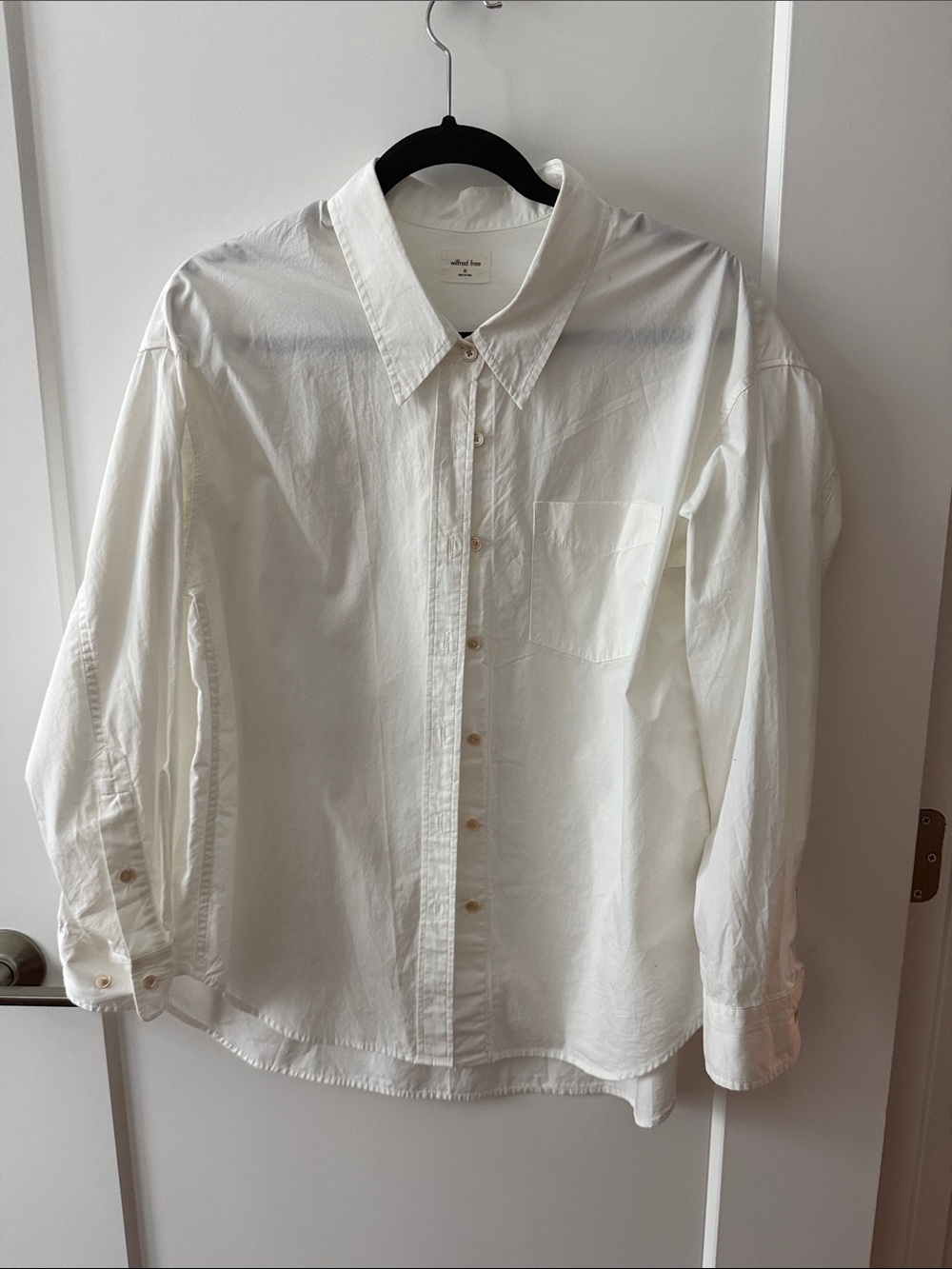 Aritzia 100% Cotton Oversized White Button Down